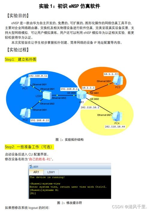 计算机网络实验 初识eNSP仿真软件——开启计算机软件技术开发新视野
